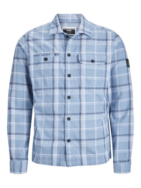 JCOBEN CLASSIC CHECK OVERSHIRT LS JNR
