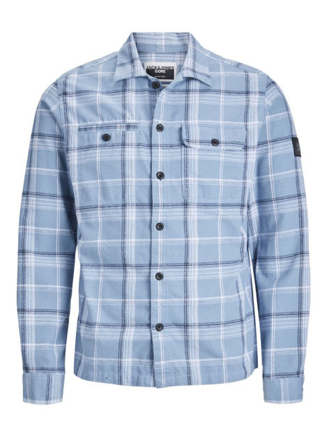 JCOBEN CLASSIC CHECK OVERSHIRT LS JNR