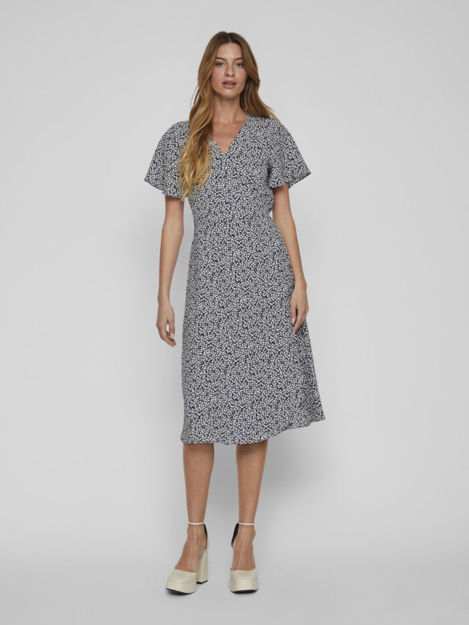 vilovie wrap midi dress noos.