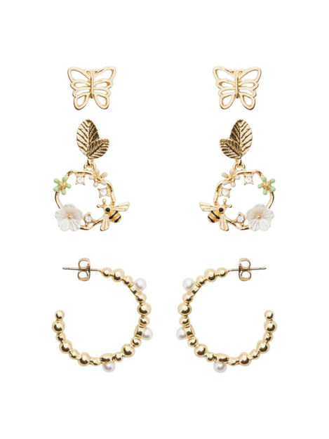 pcjannie 3-pack earrrings