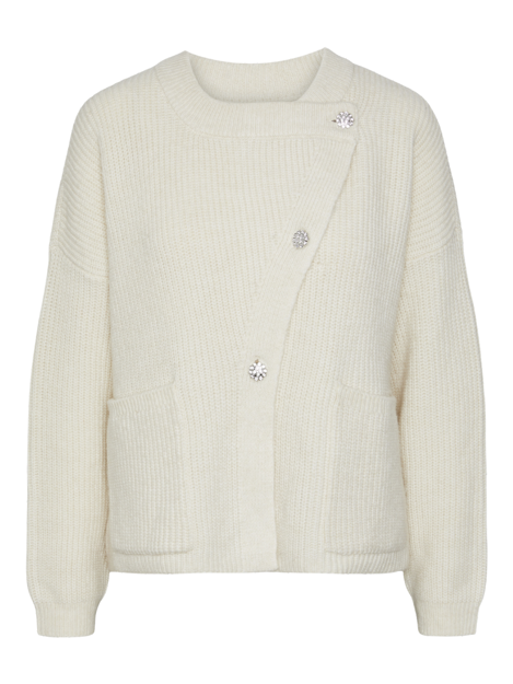 PCSIGA LS OVERLAP KNIT CARDIGAN PA BC