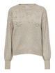 ONLROSETTA LS EMBR O - NECK KNT