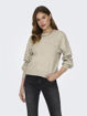 ONLROSETTA LS EMBR O - NECK KNT
