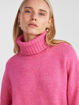 PCNANY LS LOOSE ROLL NECK KNIT NOOS