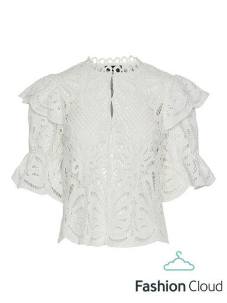 PCLYKKE 2/4 LACE TOP D2D