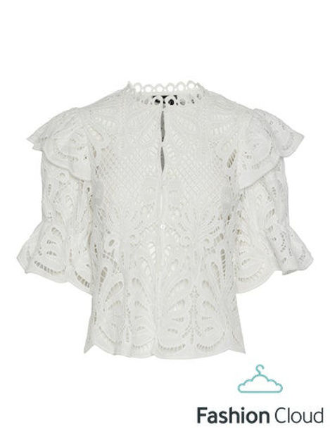 PCLYKKE 2/4 LACE TOP D2D