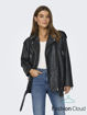 onlvera faux leath long biker.