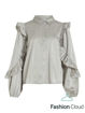 VIMILE L/S RUFFLE SHIRT