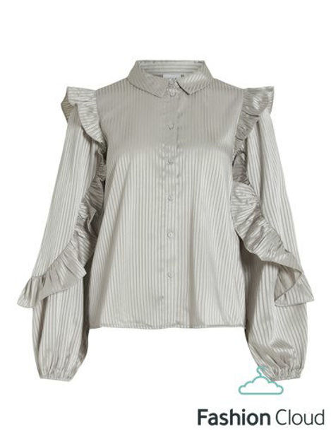VIMILE L/S RUFFLE SHIRT