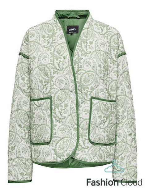 ONLELVIRA QUILTED AOP COATTIGAN OTW