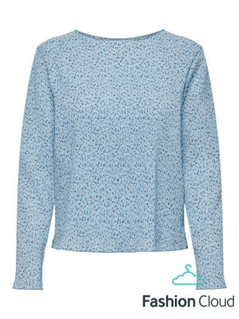 onlmolly l/S plisse top.