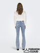 onlblush mid sk flared jeans.