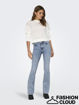onlblush mid sk flared jeans.