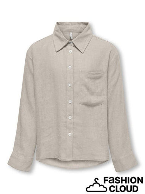 Kogtokyo ls linen blend shirt