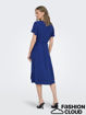 ONLCALI LIFE S/S MIDI WRAP DRESS