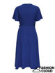 ONLCALI LIFE S/S MIDI WRAP DRESS