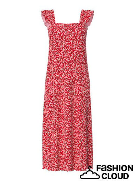 PCFLORA STRAP FLOUNCE DRESS