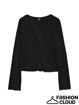 VWDEA LS LACE BUTTON TOP